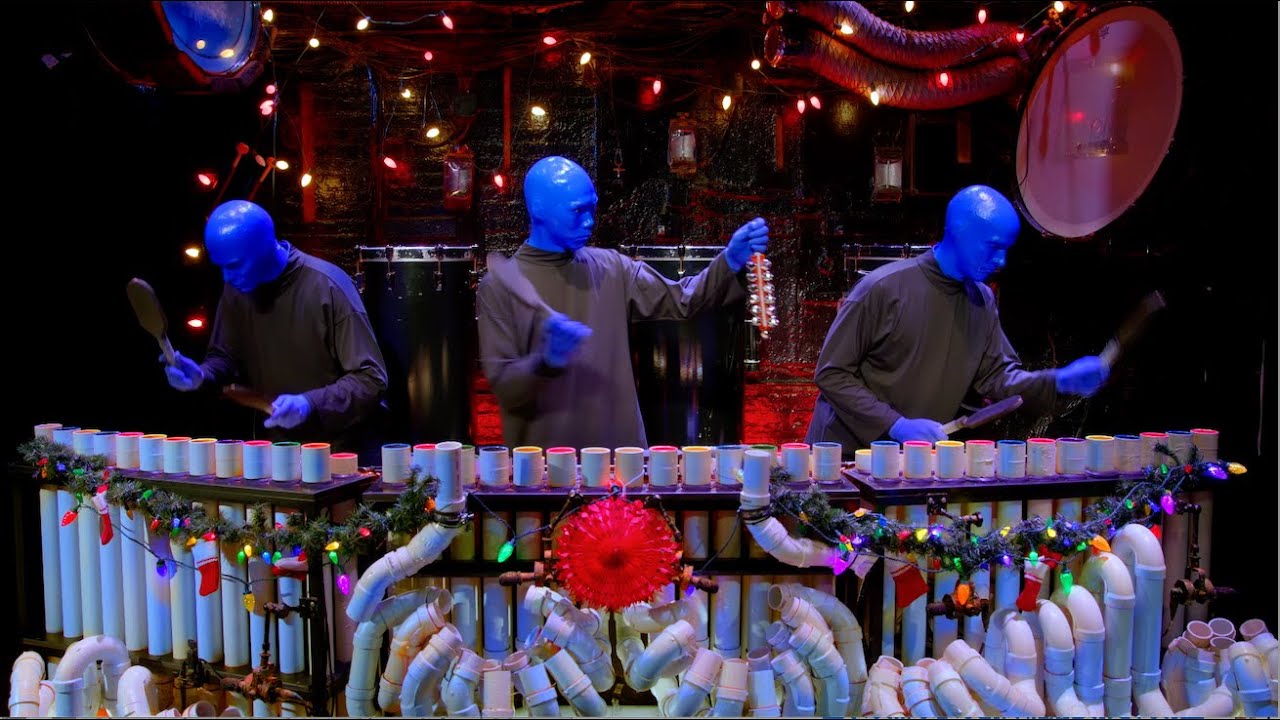 Blue Man Group Holiday PVC Mashup ☃️ 🎵 Dreidel, Dreidel; Let It Snow; Winter Wonderland & more!