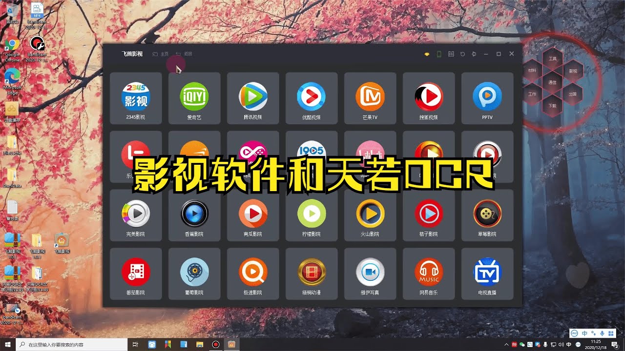 天若OCR和影视软件