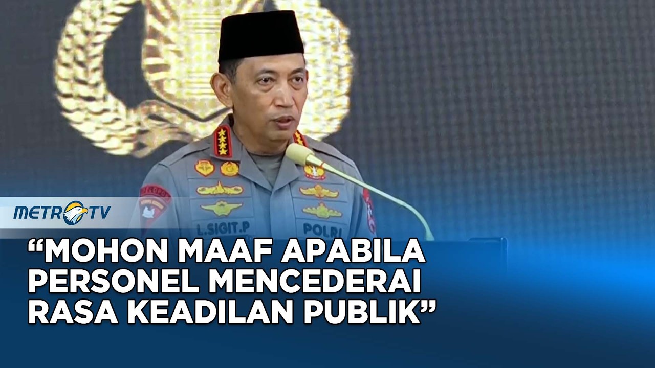 Kapolri Minta Maaf bila Ada Anggota Menciderai Kepercayaan Publik
