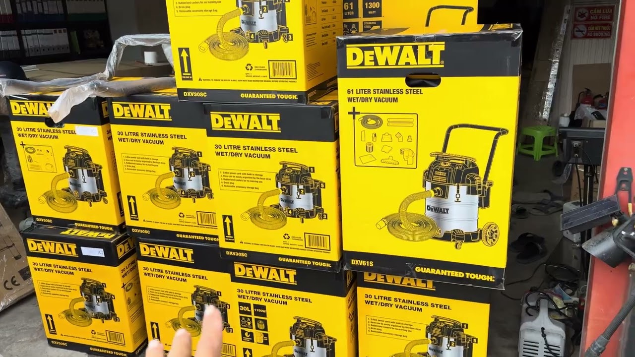 HÚT BYIJ DEWALT CÔNG NGHIỆP 61L CHÀ BÁ LUÔN 