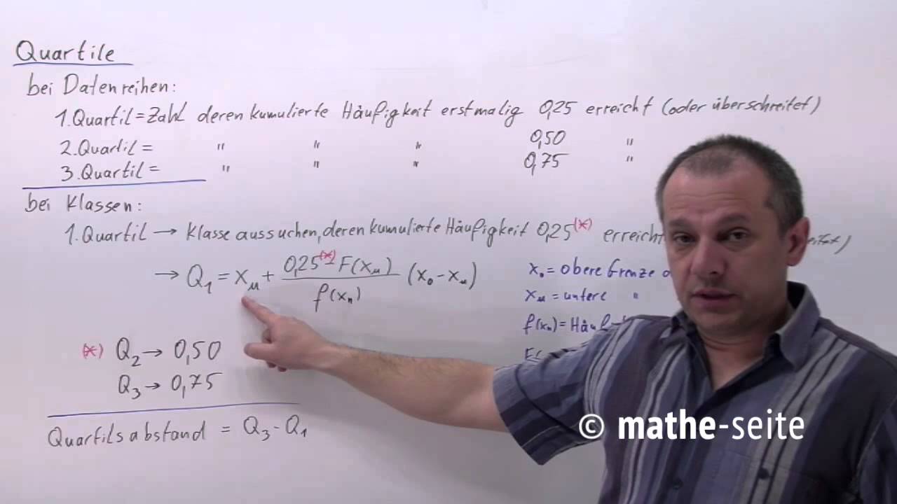 Quartile, Quantile und wie man sie berechnet | W.11.06