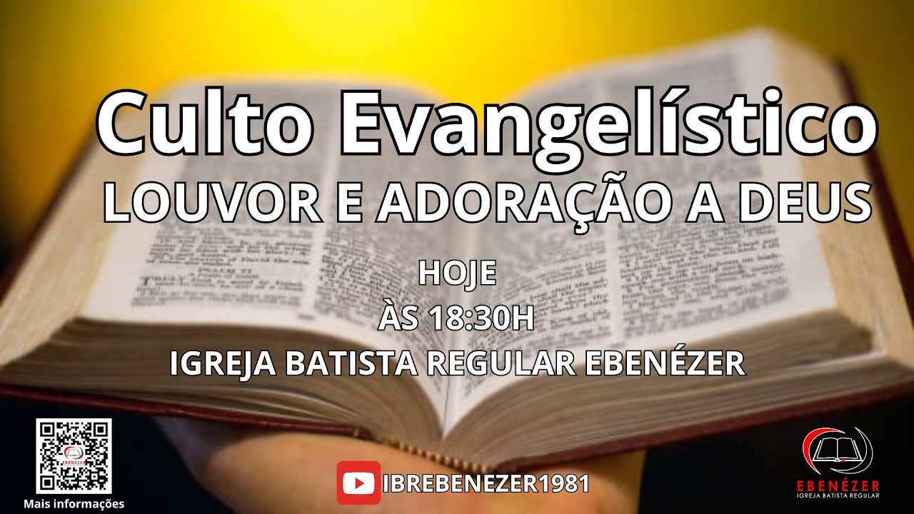 Culto Evangelístico de Louvor e Adoração a Deus - 01/02/2026