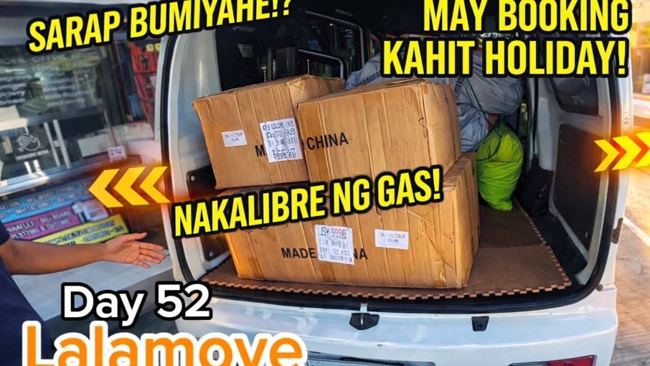 DAY 52 SA LALAMOVE GAMIT ANG SUZUKI MINIVAN | NAKALIBRE NG GAS SI TRUEPA! 
