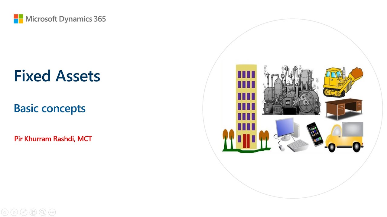 Каковы основные концепции основных средств в Dynamics 365 Finance?