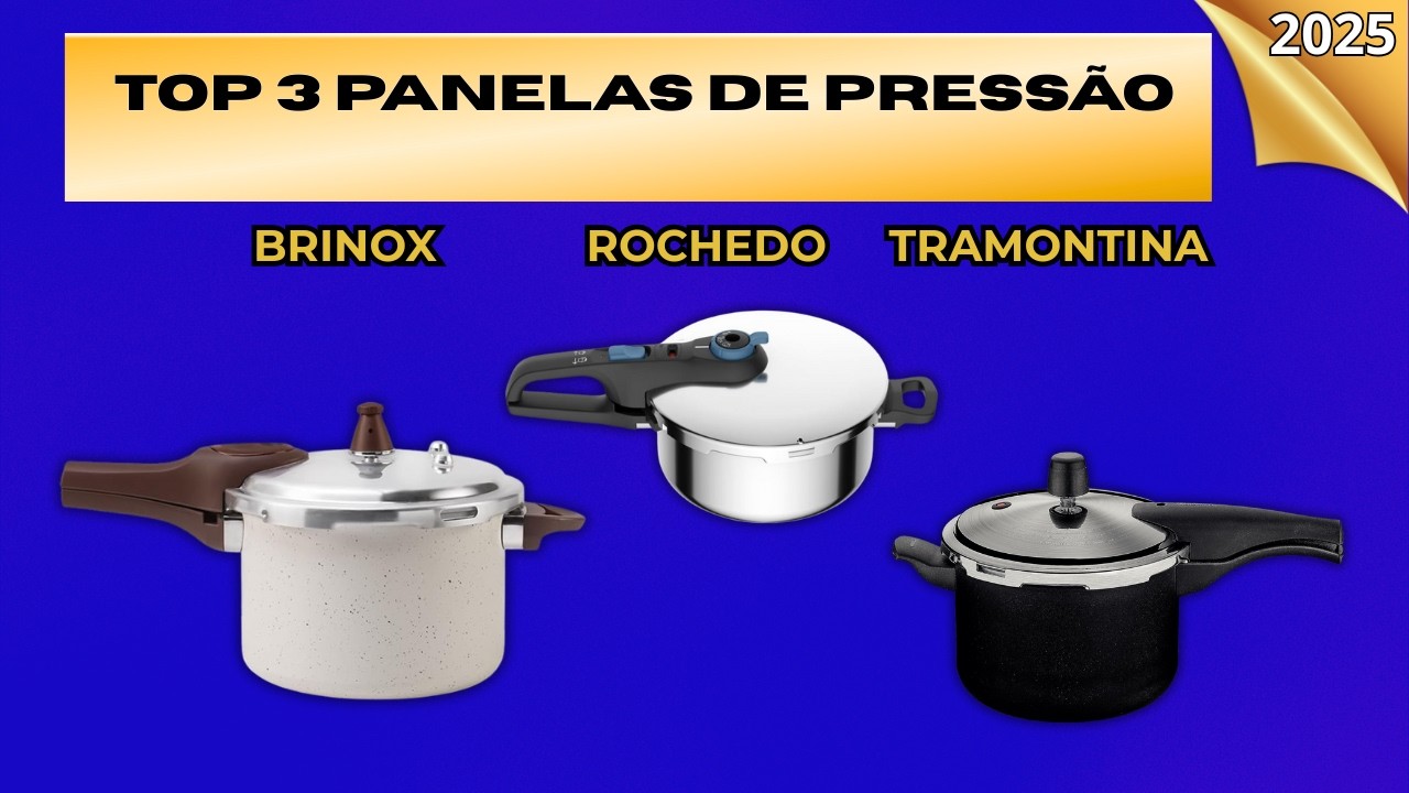 Qual a Melhor Panela de Pressão? Tramontina, Brinox e Rochedo