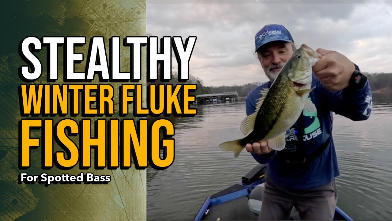 Незаметная зимняя ловля камбалы на пятнистого окуня.