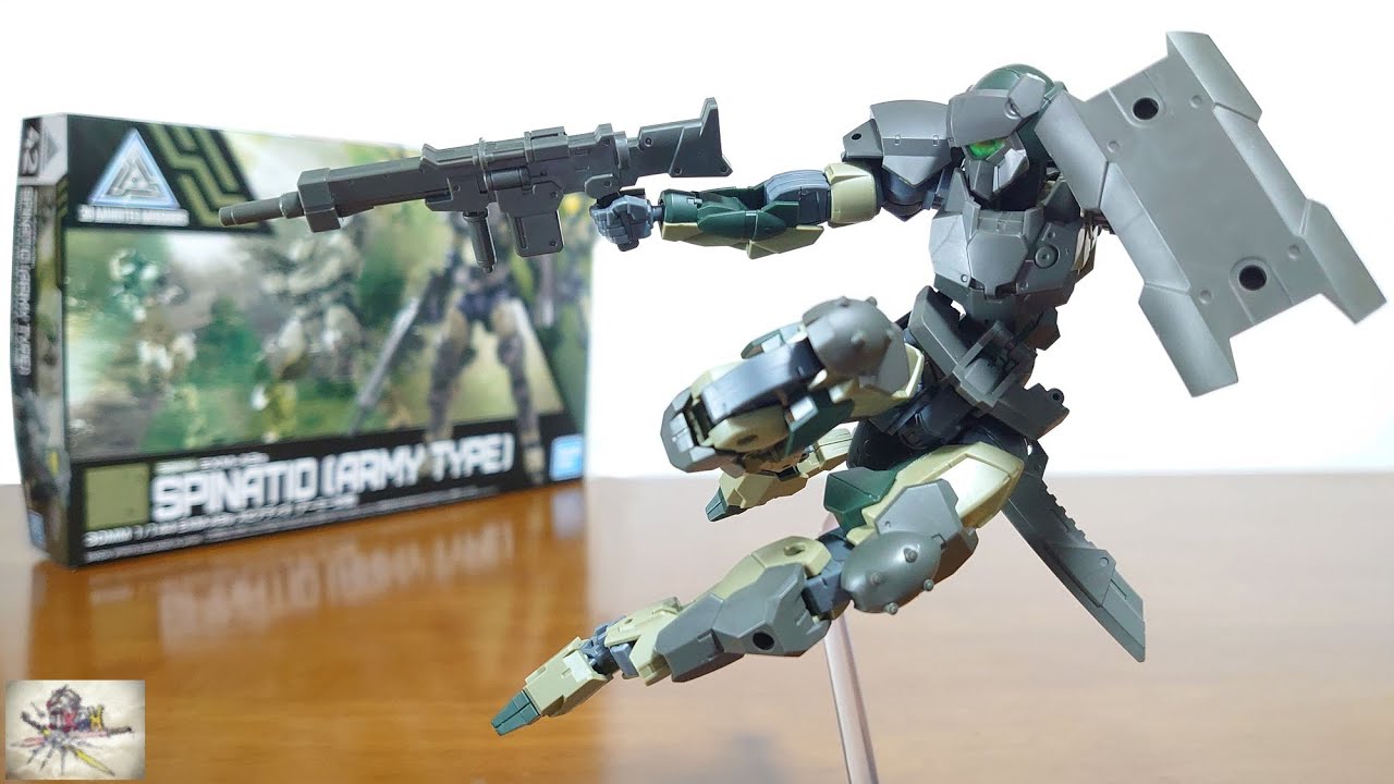 （アーミー仕様のスピナティオが登場！デモリッションライフルやコンバットナイフを装備！）30MM 1/144 EXM-A9a スピナティオ (アーミー仕様)　レビュー