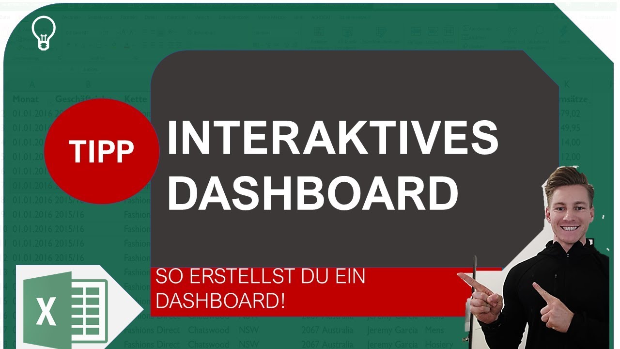 Interaktives Dashboard in Excel erstellen I Excelpedia