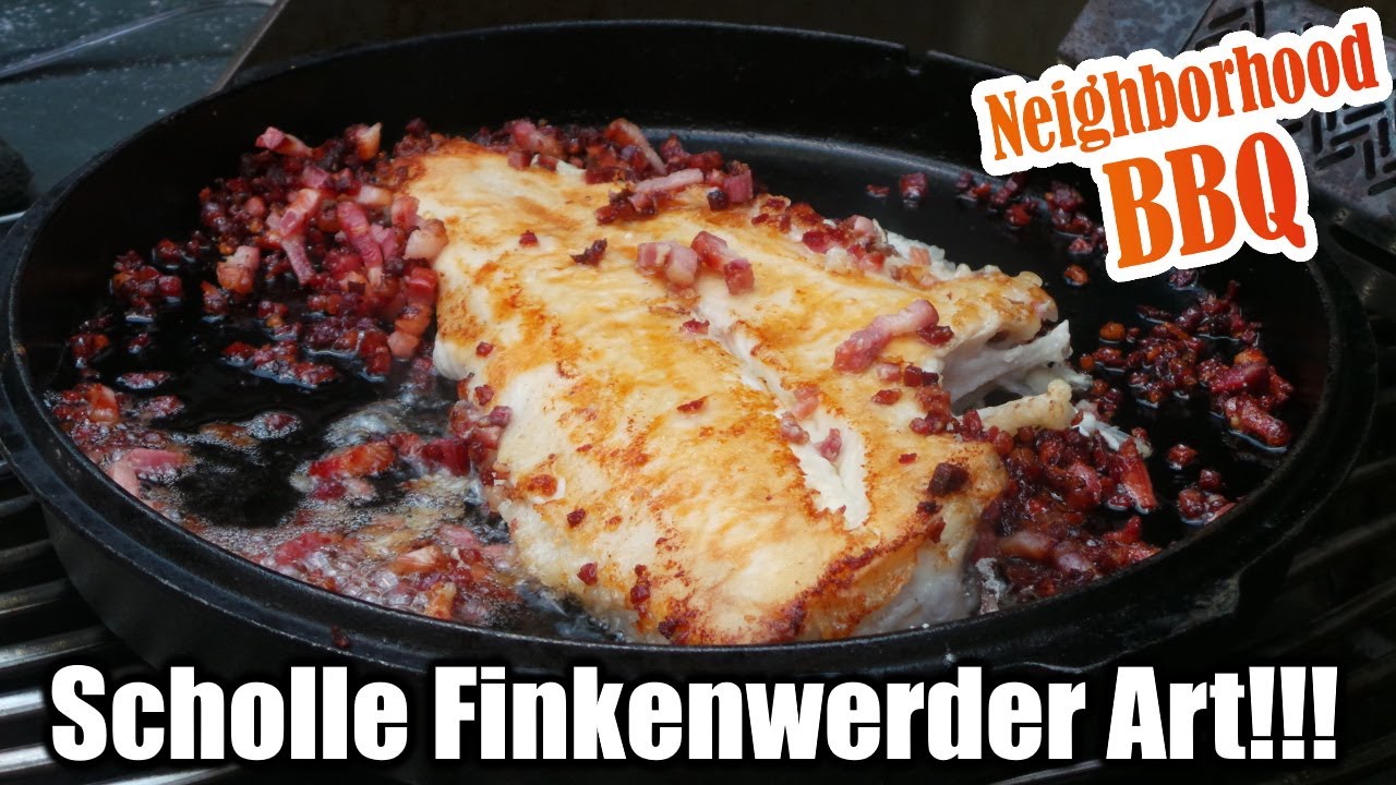 Scholle Finkenwerder Art vom Gasgrill!!! Mit Neighborhood BBQ