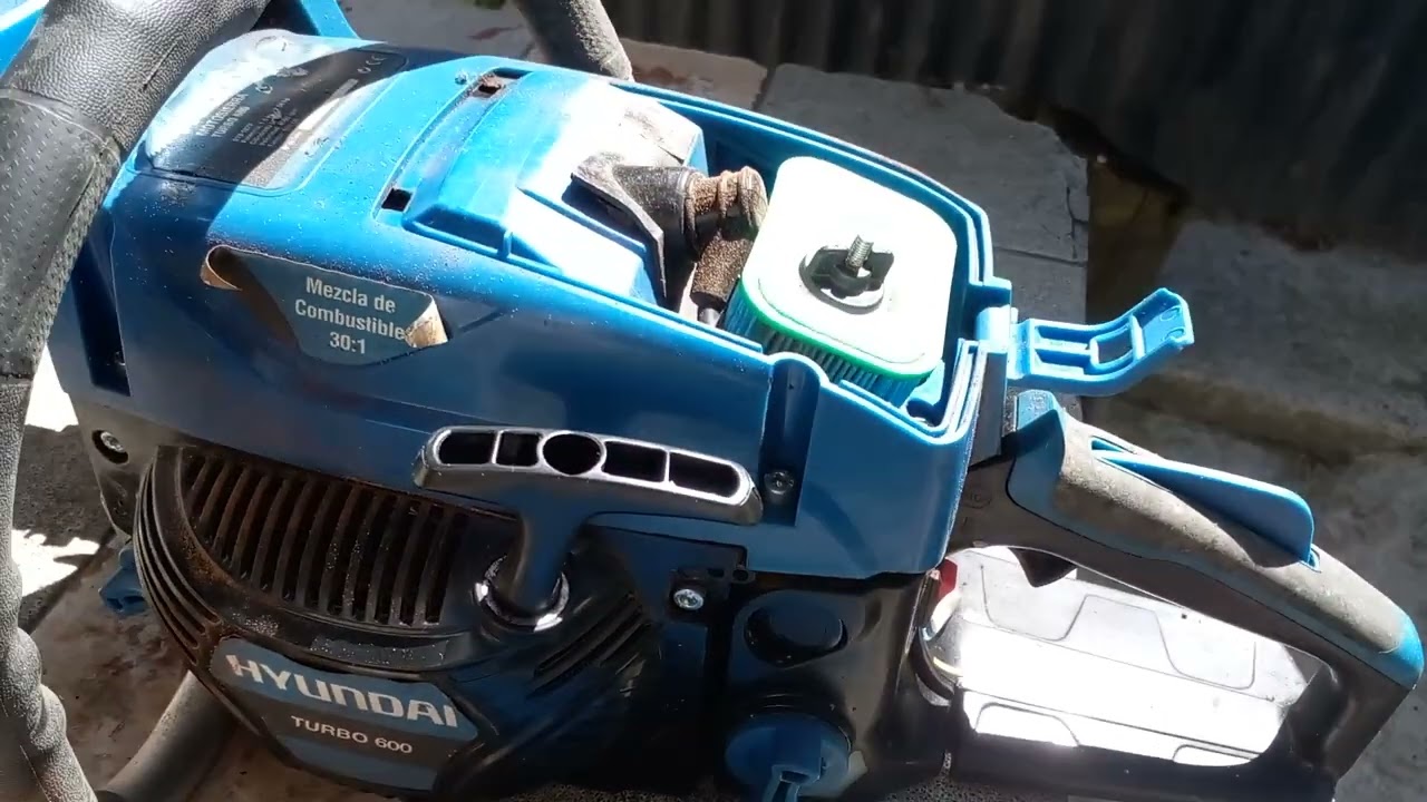 Motosierra hyundai....