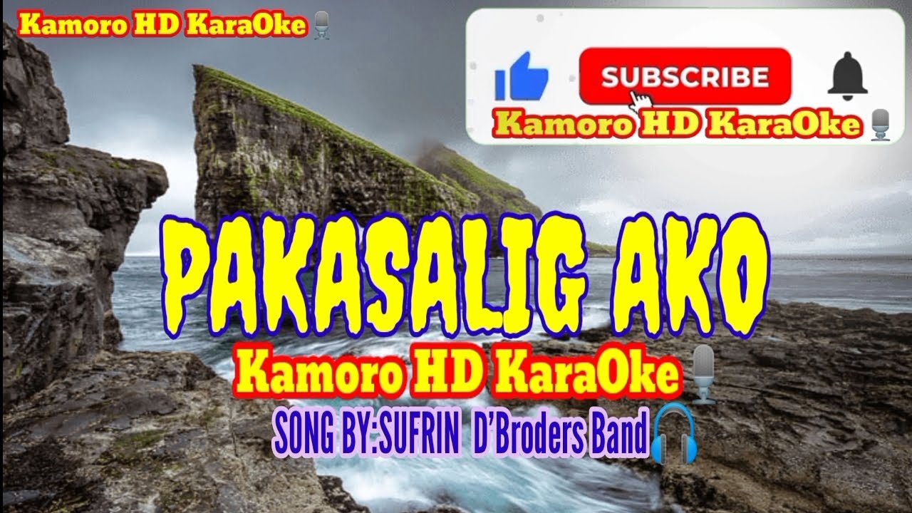 Pakasalig Ako/Kamoro HD KaraOke🎙️Song By;Sufrin🎙️🎧❤️