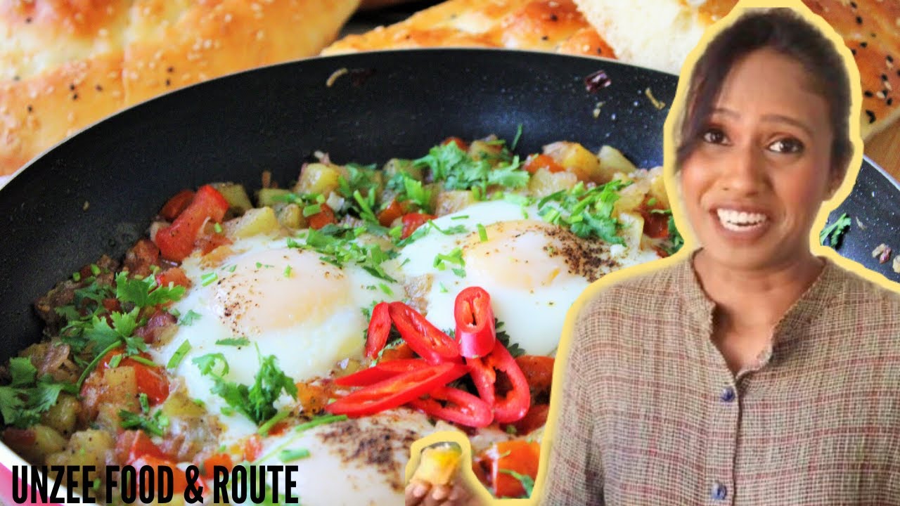 Afghani Style Eggs Breakfast | Unzee Food And Route.