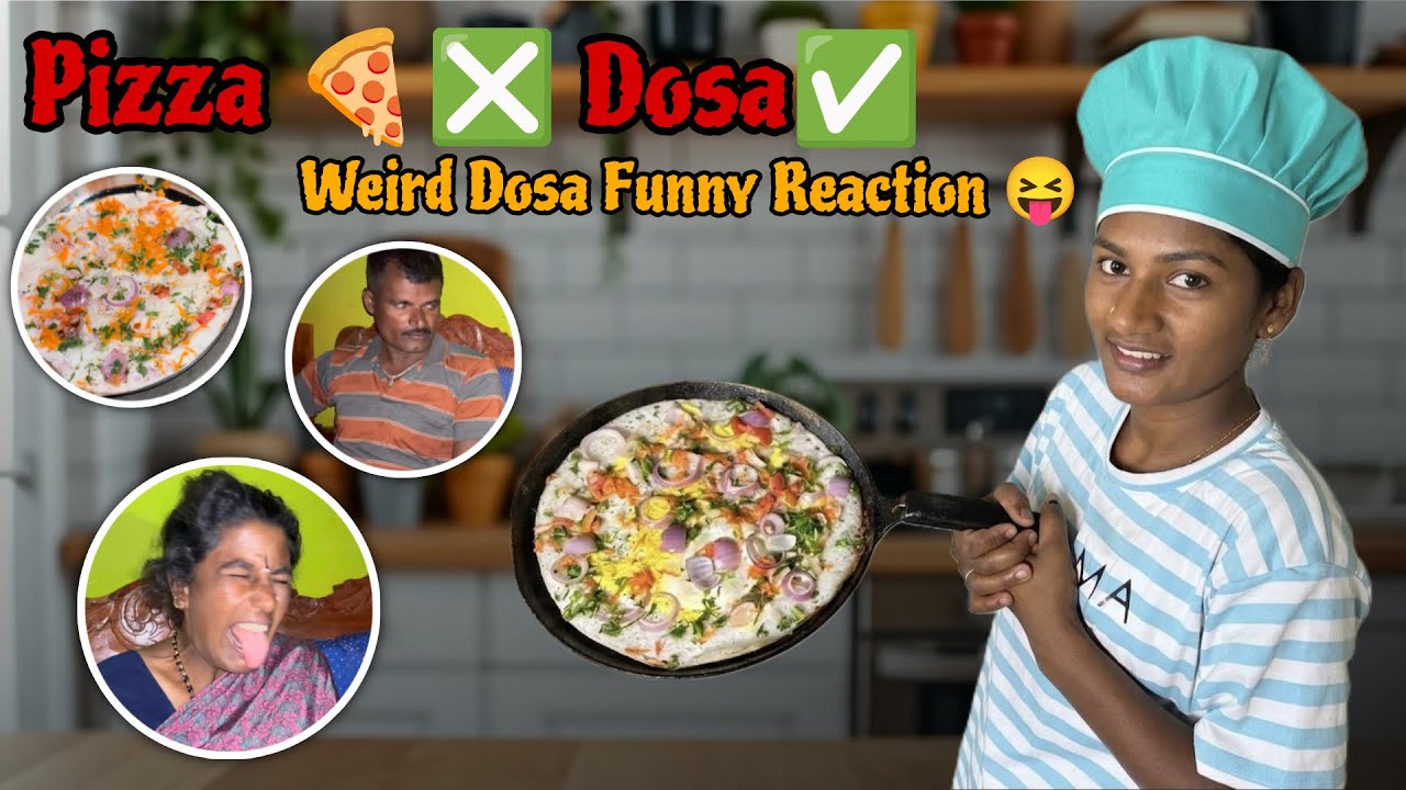 ಡಿಸೈನ್ ಡಿಸೈನ್ ದೋಸೆ ಮಾಡಿದ್ದೋ 🤣| ಮೊಟ್ಟೆ ಹಾಕಿ ದೋಸೆ🥱 Weird Dosa 🤮Challenge | 