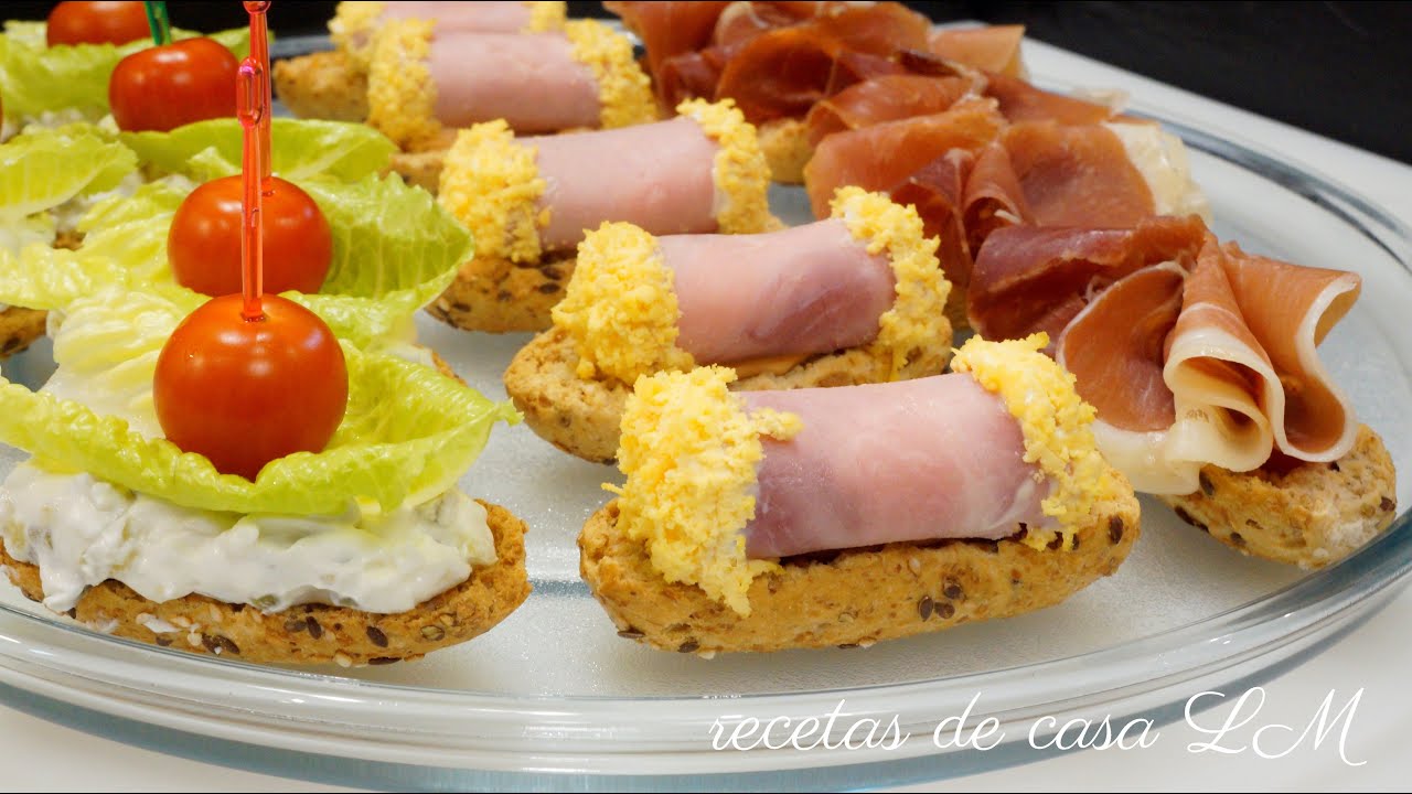 CANAPÉS FRÍOS PARA NAVIDAD FIN DE AÑO O PARA CUALQUIER CELEBRACIÓN DEL AÑO