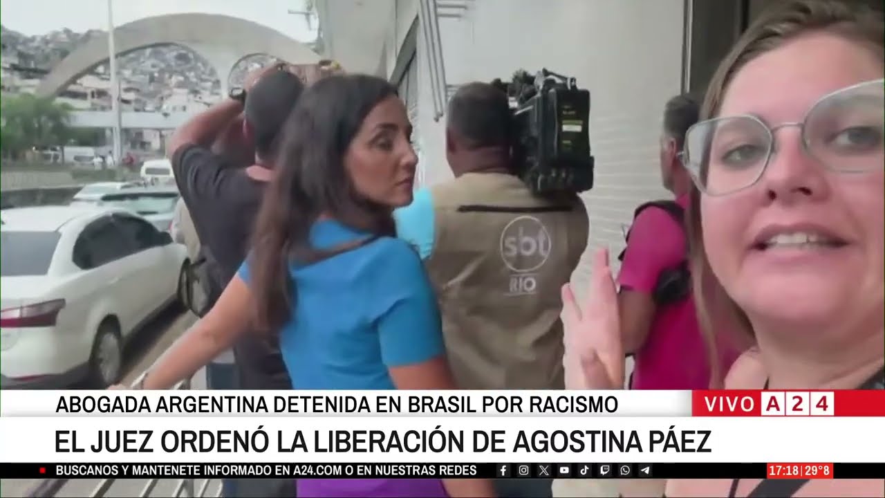 🔴 BRASIL: ORDENARON LIBERAR A AGOSTINA PÁEZ