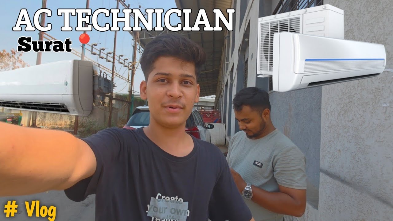 AC TECHNICIANJOB/ IN SURAT #surat #AC #tecnician #viralvideo