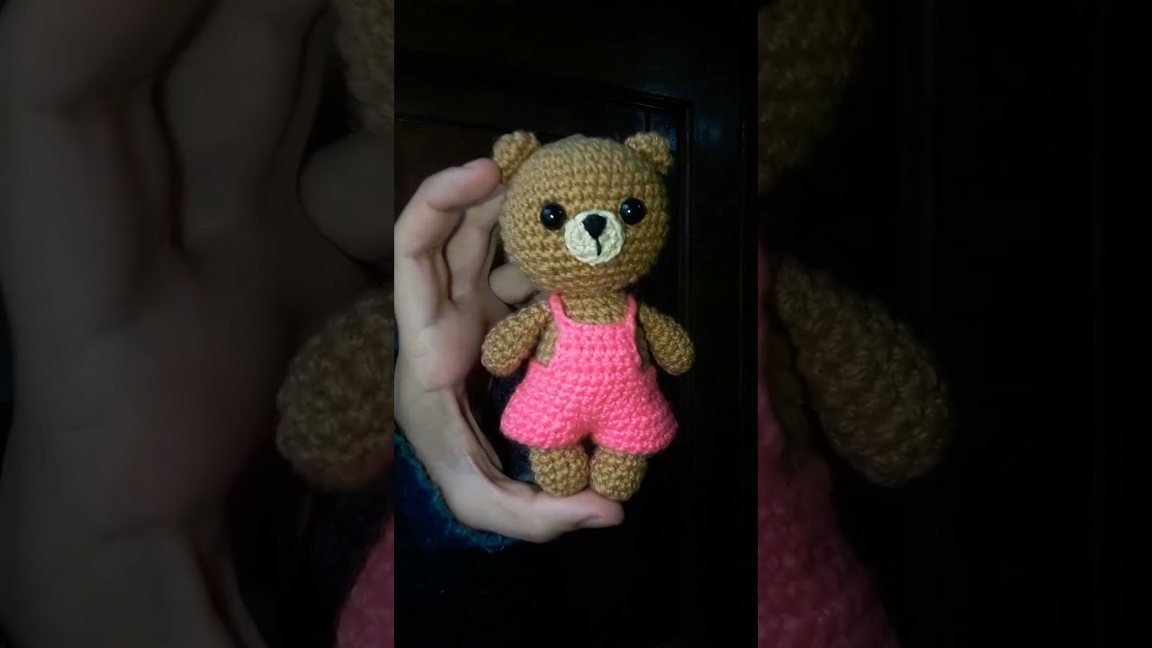 OSITO AMIGURUMI 😊🐻❤ TUTORIAL COMPLETO EN ESTE CANAL #AMIGURUMIS #TEJER #CROCHETPATTERNS