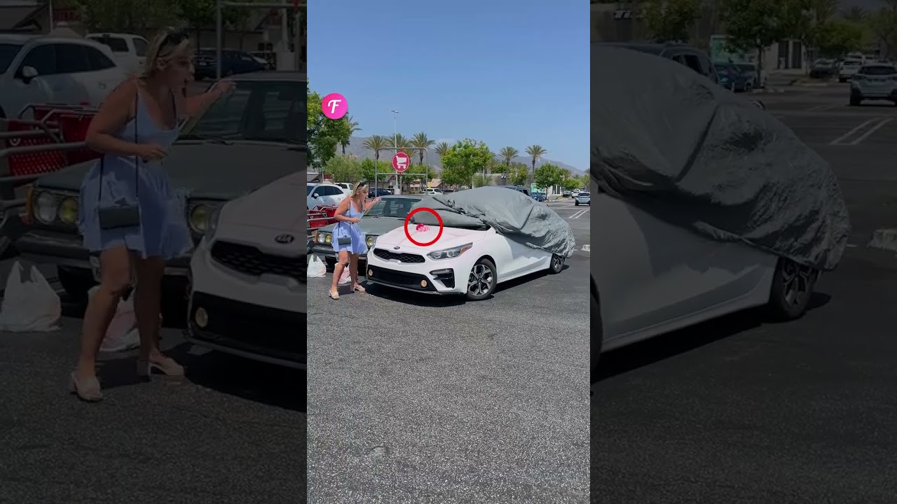 Heartwarming 🚗 She Got a Dream Car for Her Birthday! 🎁 #surprise #birthdaygift #shorts