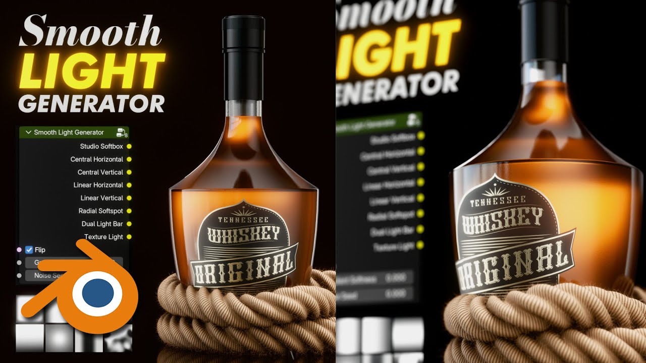 Cómo iluminar botellas en Blender fácil y rápido!