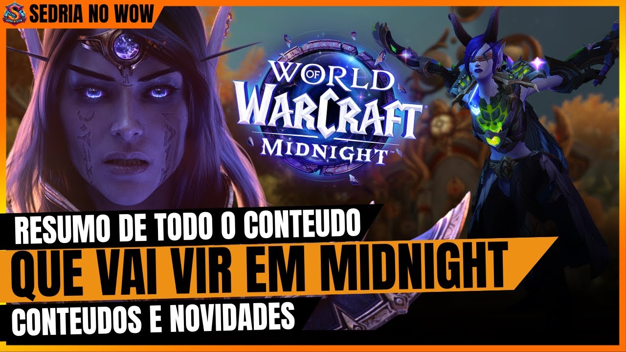 🔥 RESUMO COMPLETO da NOVA EXPANS&Atilde;O do WoW: Midnight! 🔥
