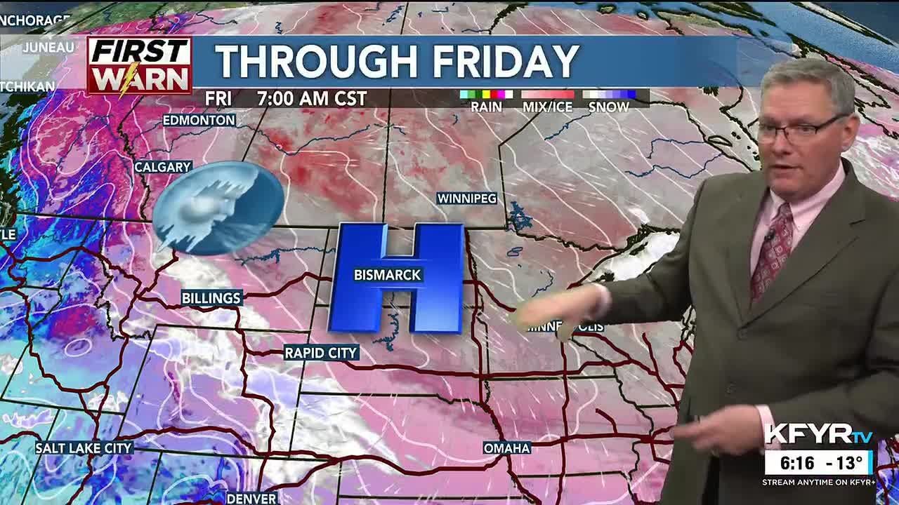 KFYR First News at Six Weather - 1/22/2026