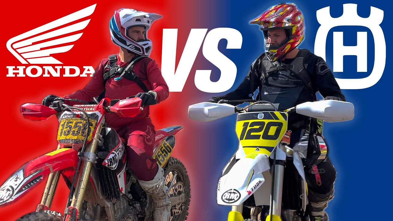 Honda CRF450RX 2021 года против Husqvarna FX 450