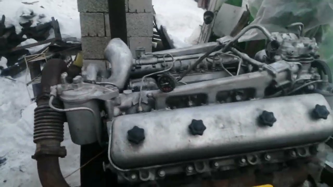 Запуск двигателя ЯМЗ-238