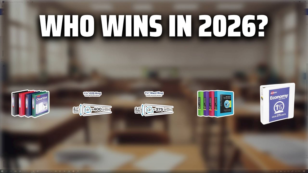 The Top 5 Best 1.5 Inch Binder in 2026 - Must Watch Before Buying!