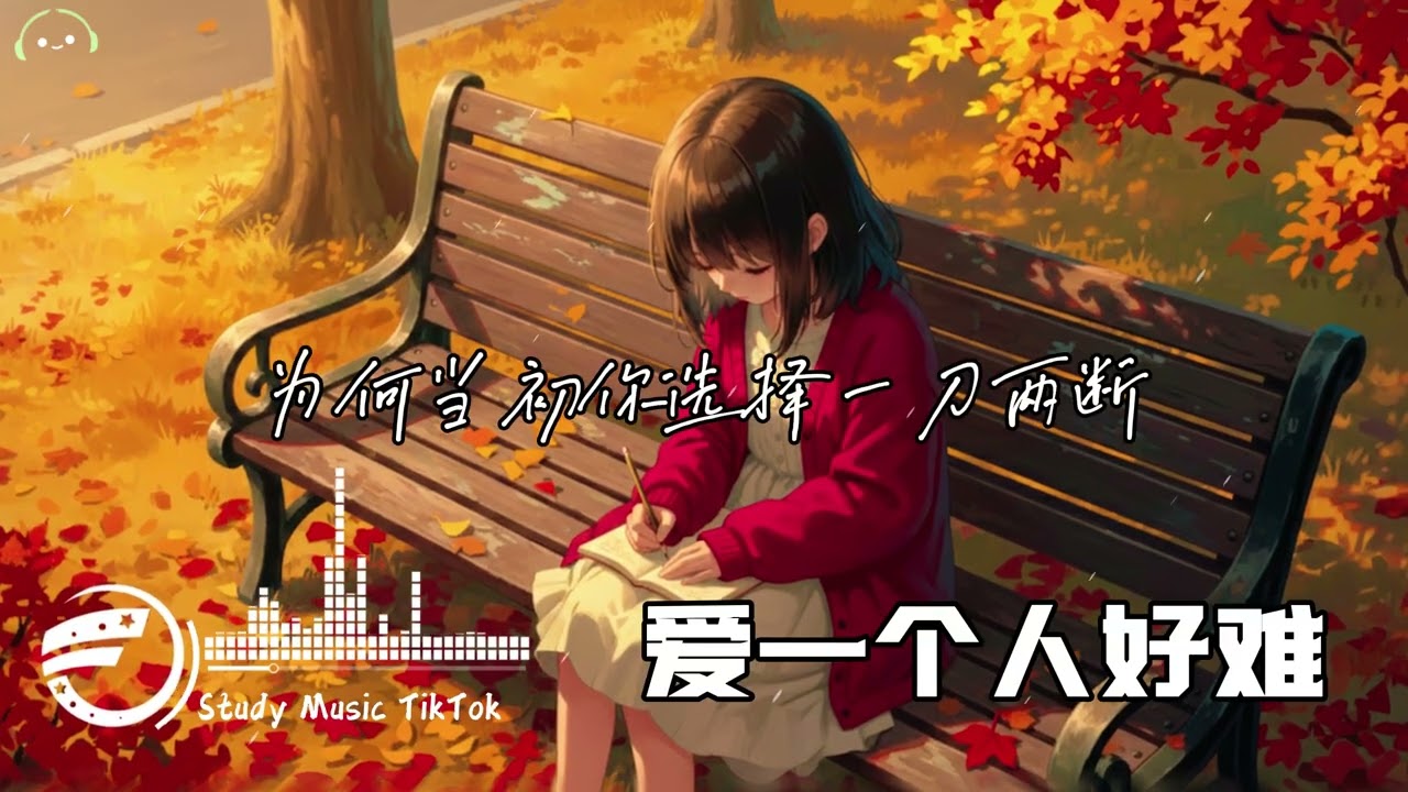 金亦、陆琪琪 - 爱一个人好难 (R&B版) (抖音DJ版)『你说你还是喜欢孤单，其实你怕被我看穿，你怕属于我们的船。』抖音版｜热门爆火版