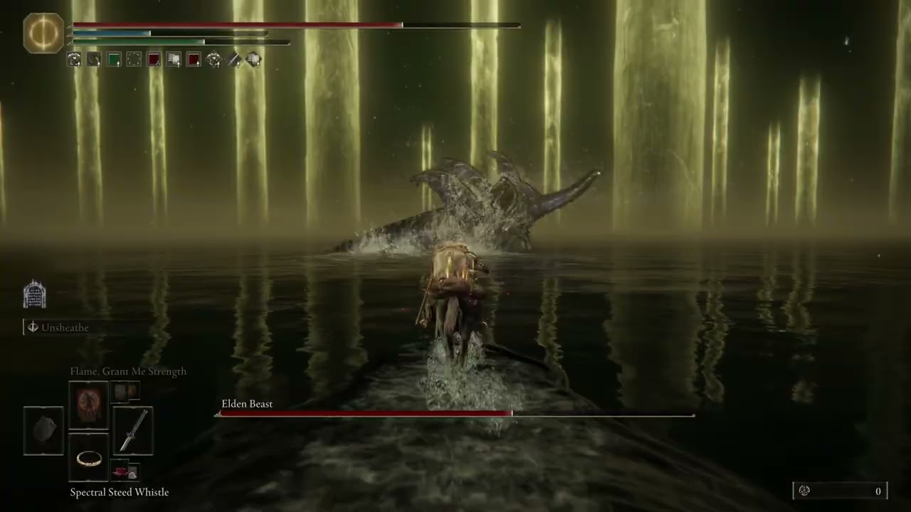 How to beat Radagon + Elden Beast with the Blasphemous Blade build in Elden Ring