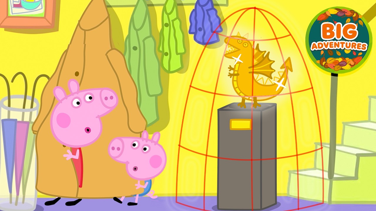 Peppa Pig’s TOP SECRET Spy Adventure! ⭐🐉 Golden Jelly Dragon | Tales Full Episodes | 21 Minutes