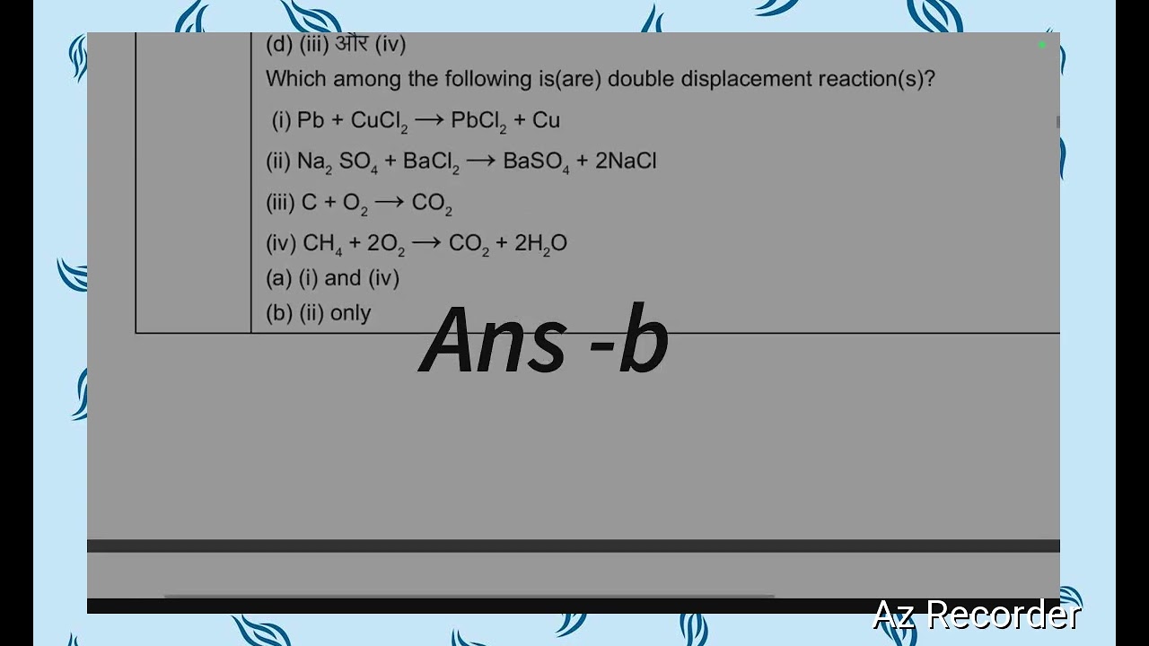 Acid,base & salt class 8th mcqs