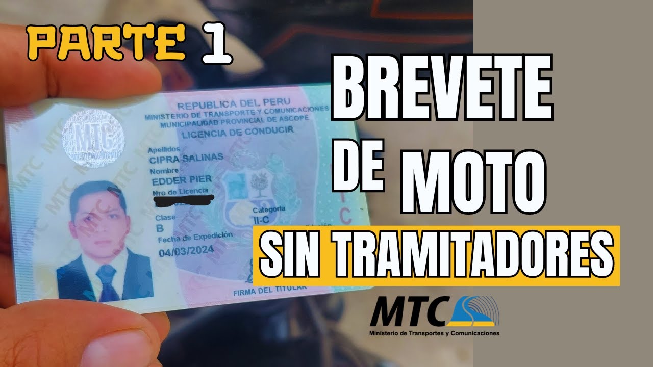 Como sacar Brevete de Moto en Trujillo  (Nuevo y Revalidación) - Bien Explicado (PARTE 1)