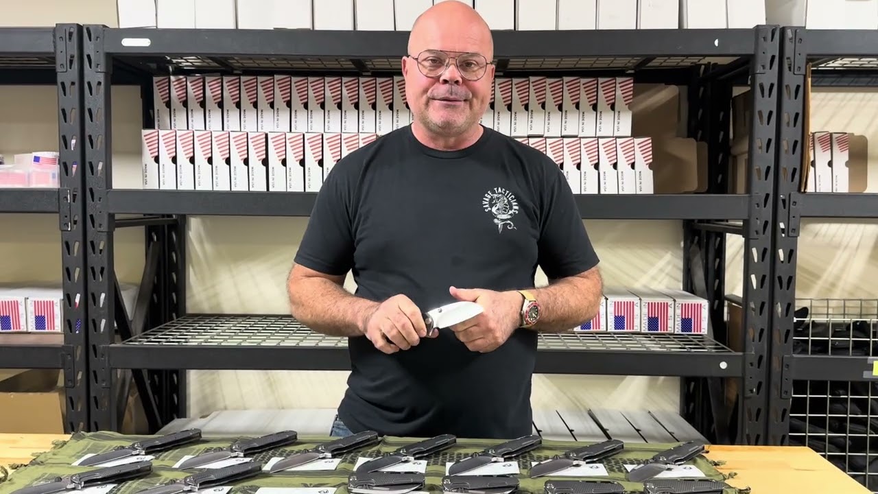Greg Medford Inspects Delivery of BC-1's for Knife Lunatics