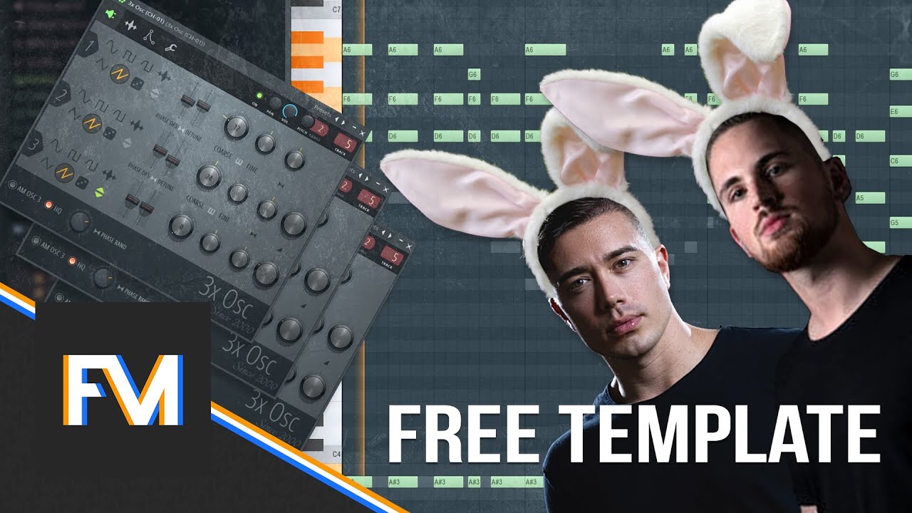 Free FL Studio Hardstyle Template (3xOsc & Internal Plugins!) #HappyEaster #fruitymasterz