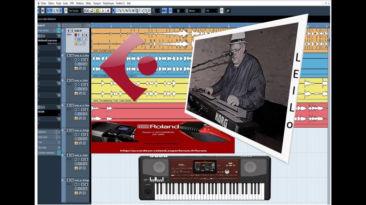 Tutto créer un sample afin de l'importer sur un Pad de l'arrangeur Korg Pa700