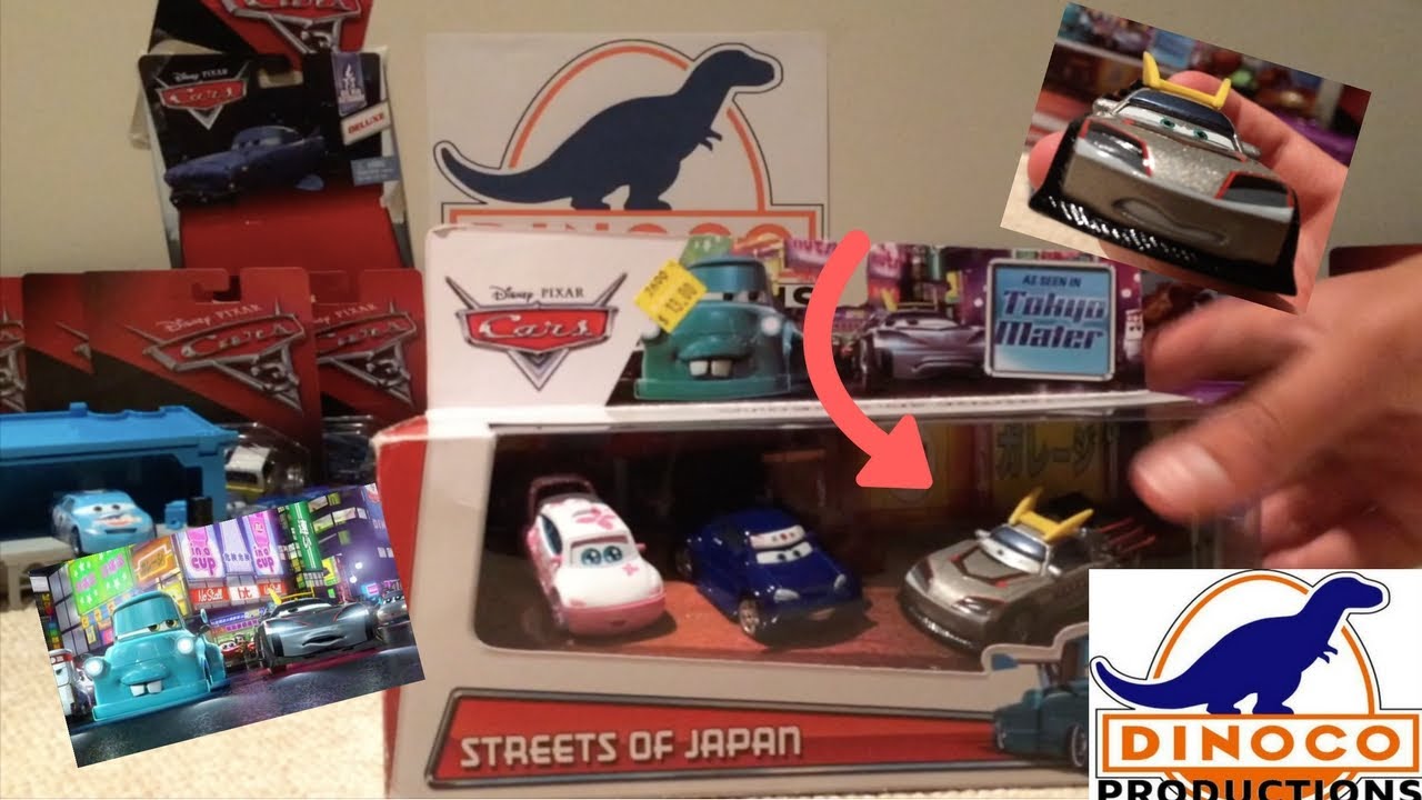 Disney Cars Tokyo Mater 3-Pack Review | Dinoco Productions