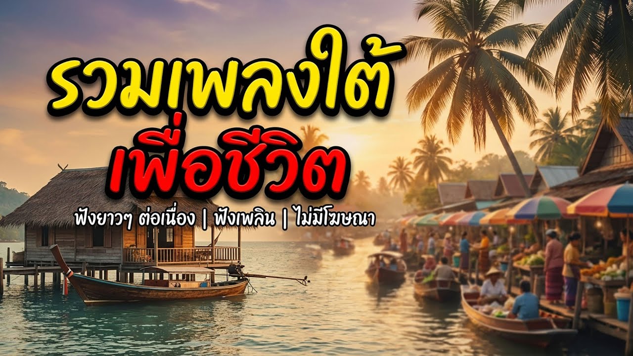 ใหม่ล่าสุด - รวมเพลงพื่อชีวิต -  ฟังเพลินยาวๆ【LONGPLAY】ไม่มีโฆษณาคั่น