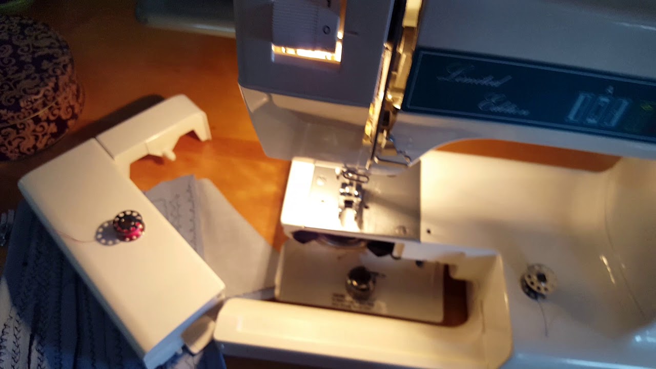 Bobbin winding Janome model 108 limited edition