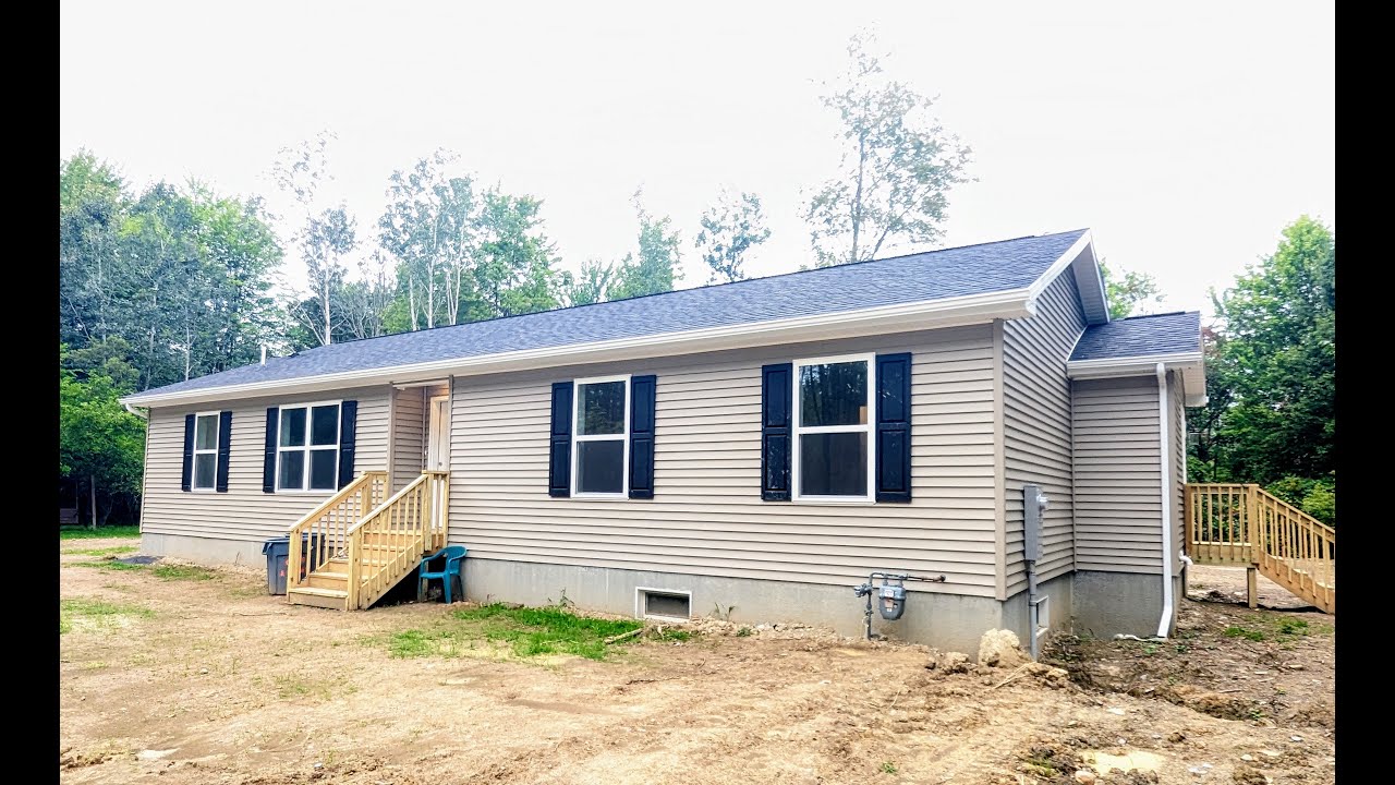 Модульный дом в стиле ранчо с полным цокольным этажом (ЧАСТЬ 1)