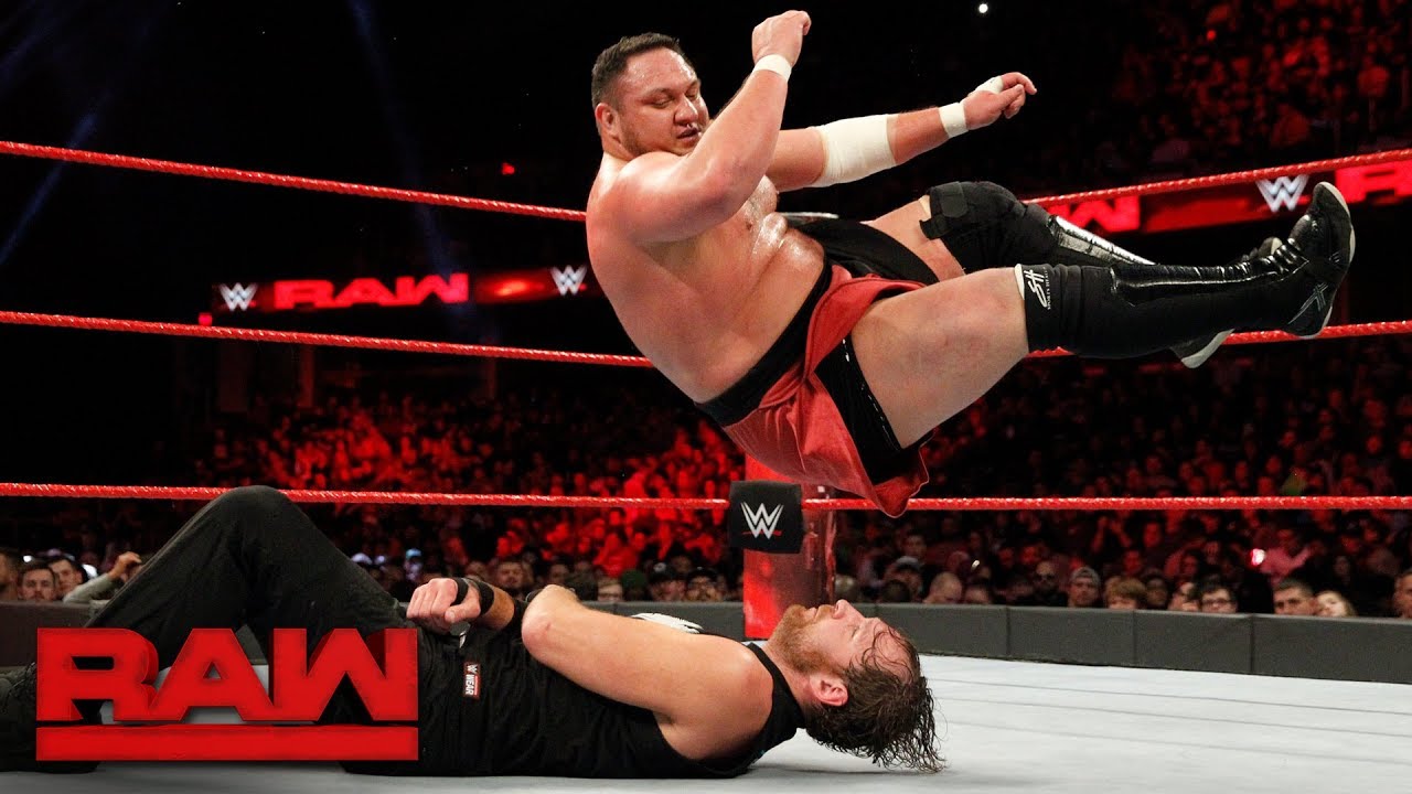 Dean Ambrose vs. Samoa Joe: Raw, Dec. 11, 2017