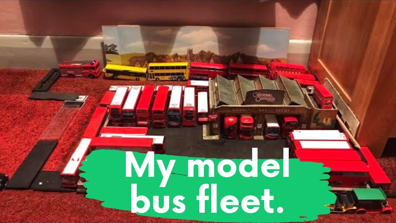 My model bus fleet.