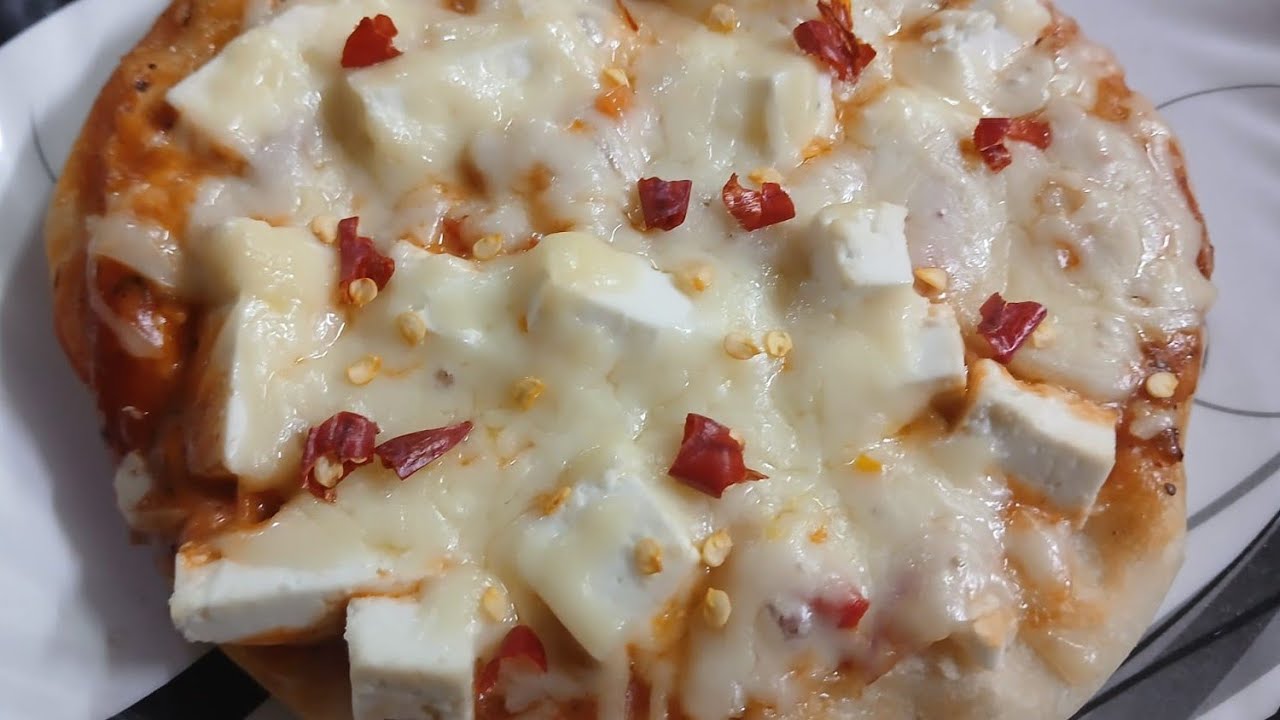 Paneer Cheese Pizza | Paneer Cheese Pizza Kaise Banate Hain | How To Make Cheese Pizza