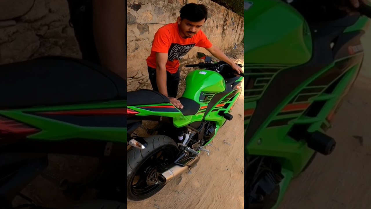 Akrapovic ninja 300 exhaust sound 🔥 super loudest 🤯 #shorts