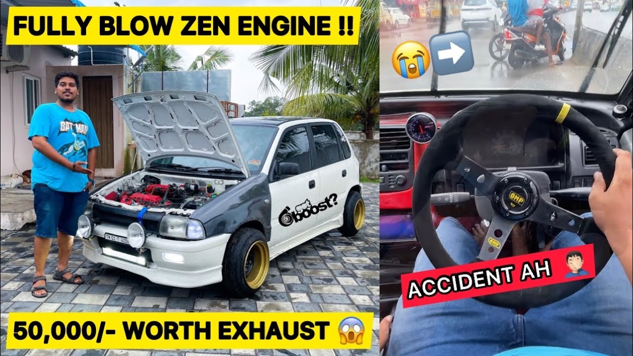Fully Blown 1.0MPFI - Fastest Maruti Zen In Chennai ?😱 | Go-Kart Madness 🔥