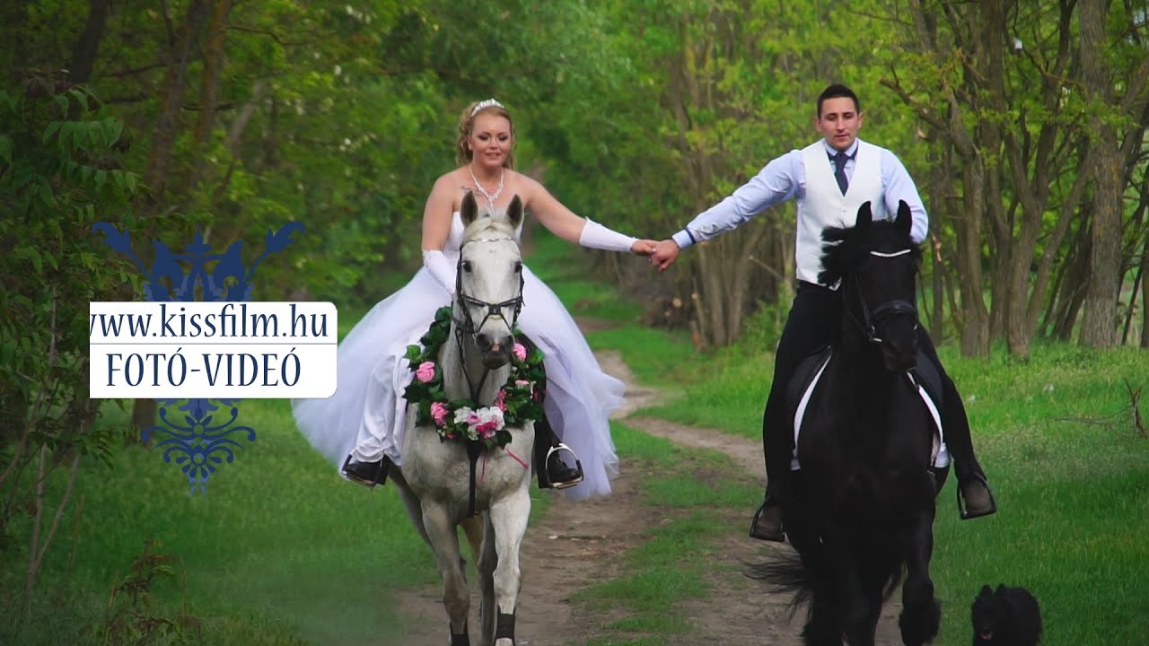 Gyermekkori álmunk a lovas esküvő volt! Cinó és Gyuri lóháton/KISSFILM.HU