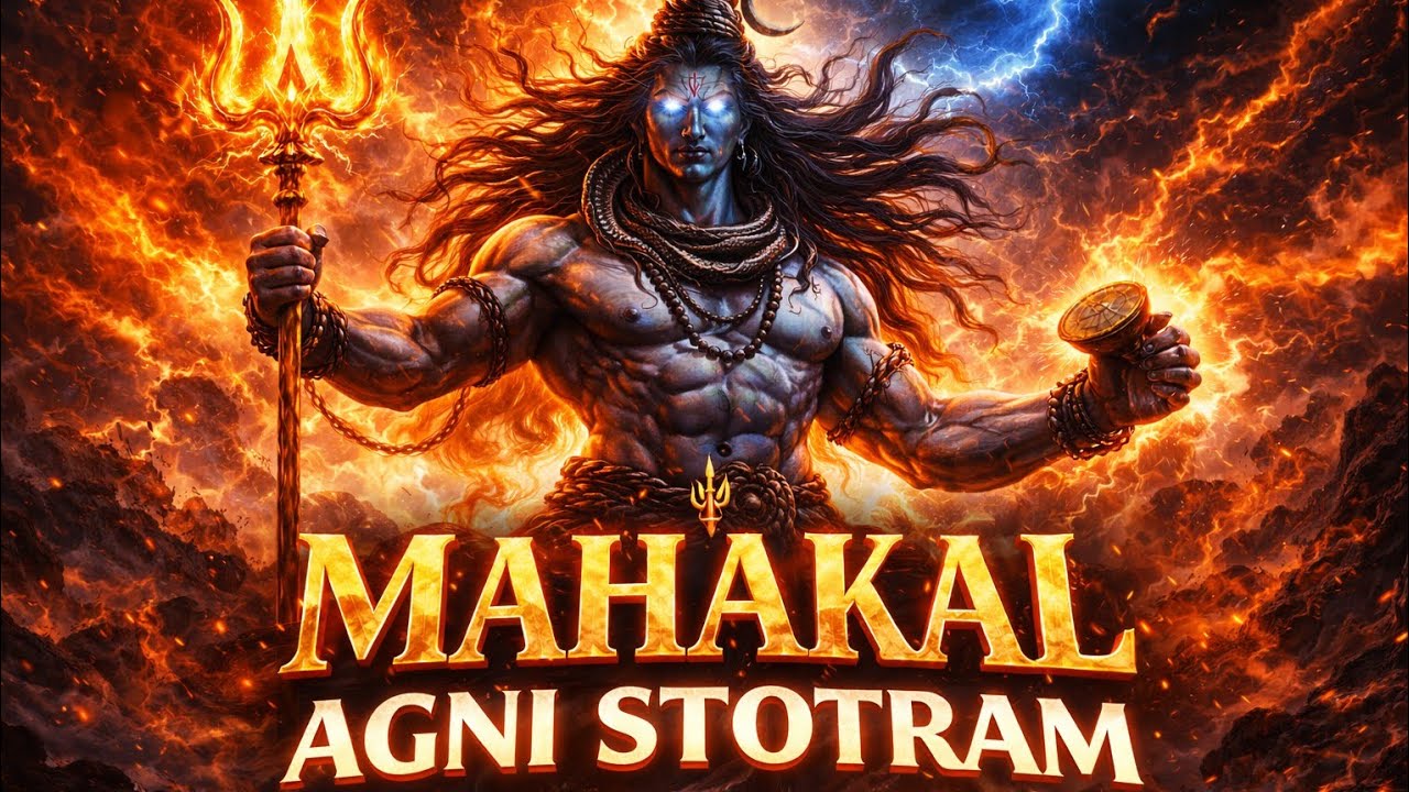 Mahakal Agni Stotram 🔱 Powerful Shiva Chant | Har Har Mahadev | Energetic Rudra Bhajan