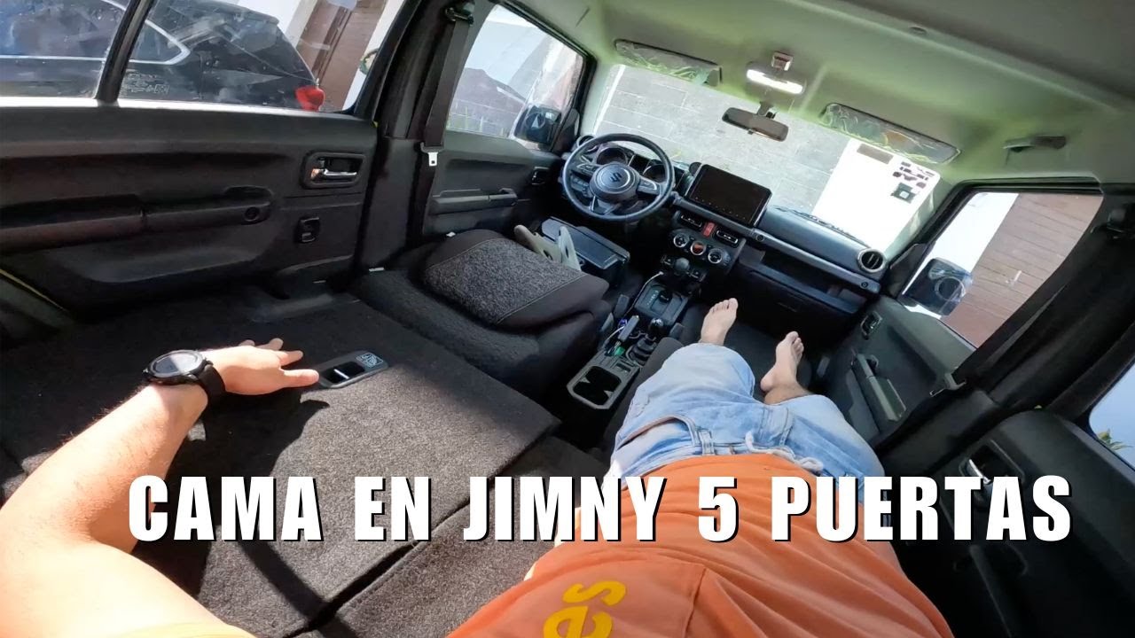 Convertir Suzuki Jimny 5 puertas en cama | Sin modificaciones ni accesorios extra | en 5 minutos