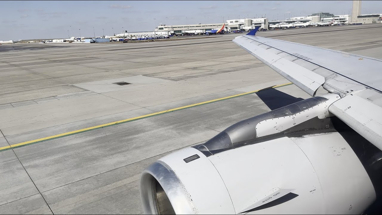 4K United Airlines Airbus A320-232 [N438UA] pushback, start up, and takeoff from DEN