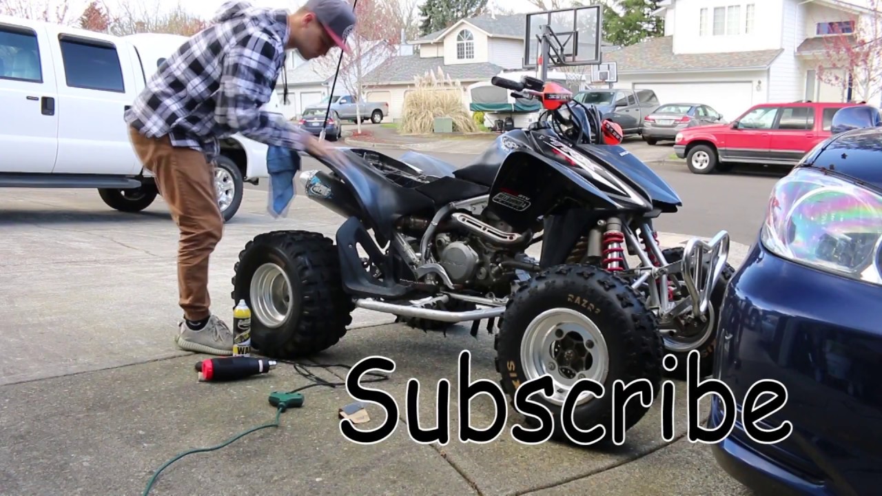 2009 trx450R build part 1 - restoring the plastics